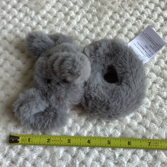 Little Miracles Plush Grey Elephant Baby Rattle Stuffed Animal Toy 🐘 - Picture 11 of 11
